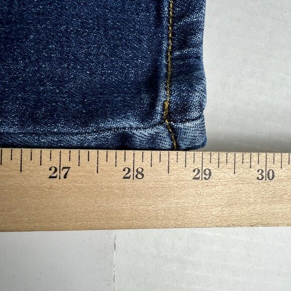 Judy Blue Jeans Women's 29x29* Straight High Rise Dark Blue Stretch Denim Tag 28 - Picture 12 of 16